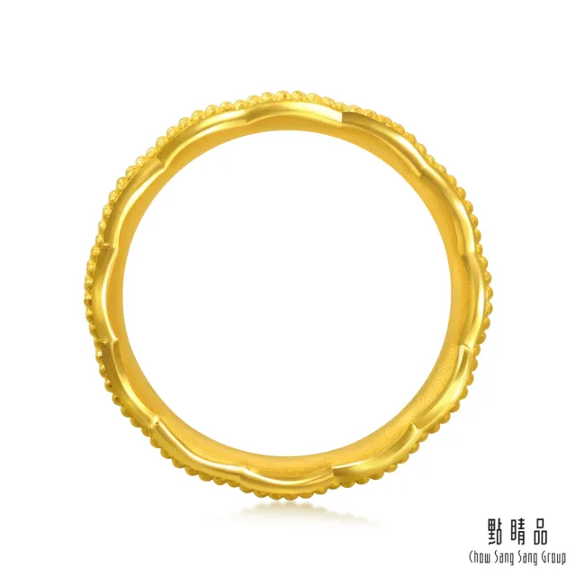 【點睛品】真言佑心 黃金戒指_計價黃金(港圍13)