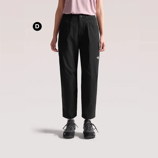 【The North Face】男女款DWR防潑水戶外徒步機能休閒褲(多款任選)