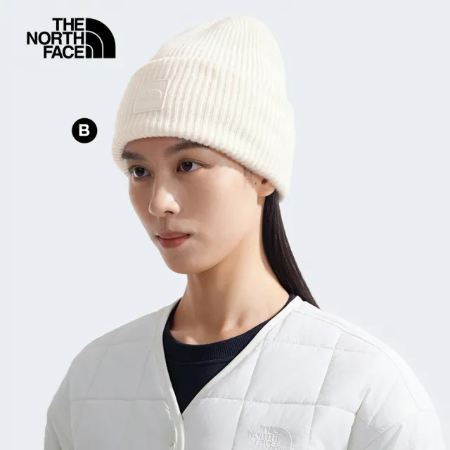 【The North Face】中性款舒適寶款休閒毛帽 (兩色可選)
