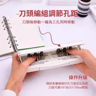 【KW-triO】09173 6孔9孔可調式打孔機
