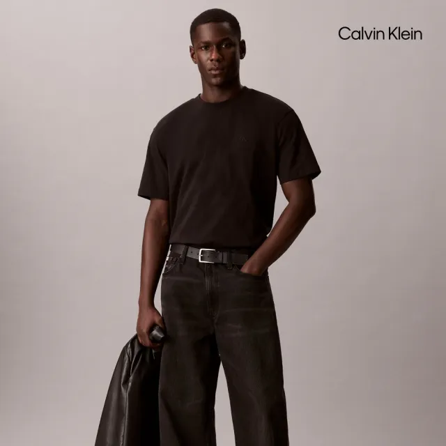 【CALVIN KLEIN】官方旗艦館CK Calvin Klein 標準 Logo T恤_黑色