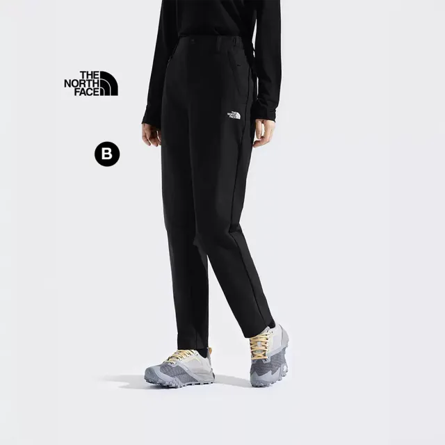 【The North Face】男女款防潑水百搭舒適機能休閒褲(多款任選)
