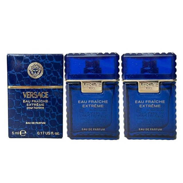 【VERSACE 凡賽斯】雲淡風輕男性淡香精 5ml 小香 X2入組 (專櫃公司貨)