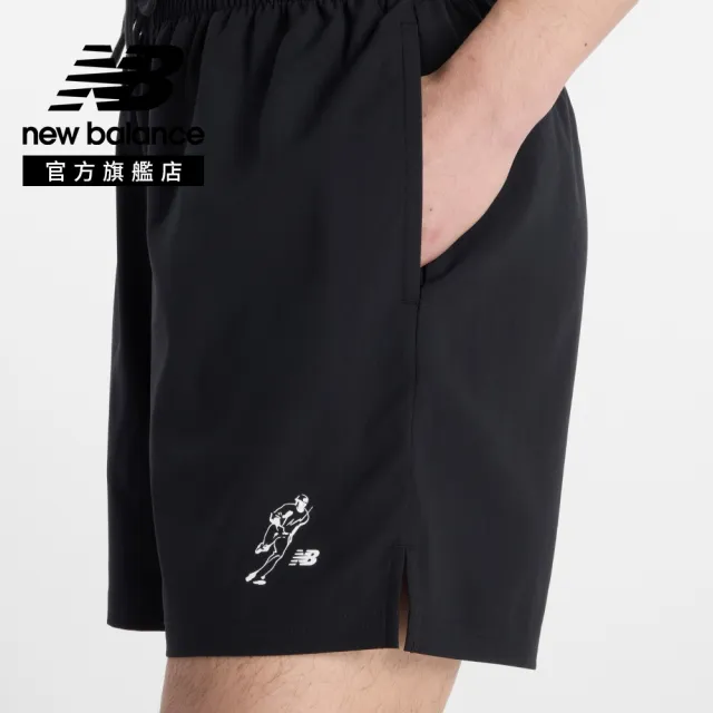 【NEW BALANCE】NB 大谷翔平x短褲_男性_黑/天藍色_MB61B96QBK_MB61B96QHEB(美版 版型偏大)