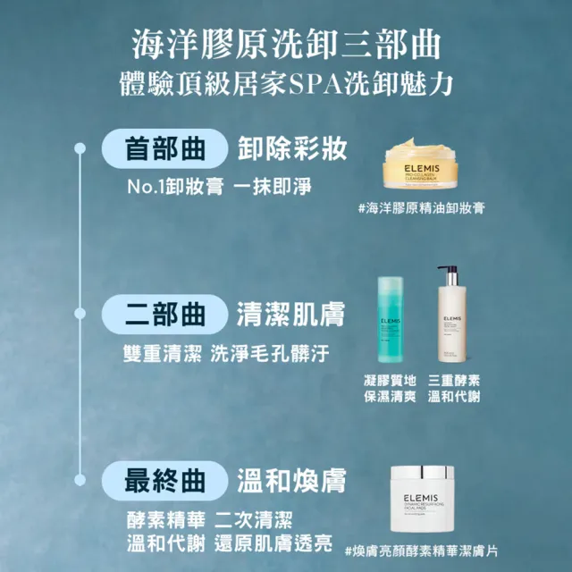 【ELEMIS 愛莉美】卸妝膏100g 送卸妝膏20g(No.1明星卸妝膏組★香味任選★清潔/養膚/潔顏)