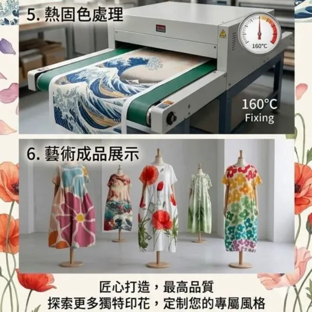 【巴黎精品】買一送一 現貨限搶 連身裙短袖洋裝大尺碼女裝(圓領寬鬆網版娟印顯瘦連衣裙15款b2a11)