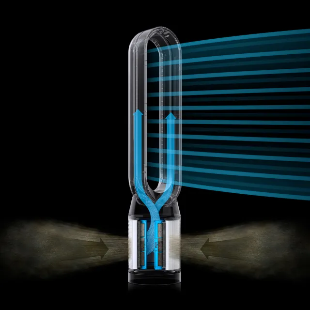 【dyson 戴森】TP12 Purifier Cool De-NOx 二合一甲醛NOx偵測涼風空氣清淨機(鎳金色)