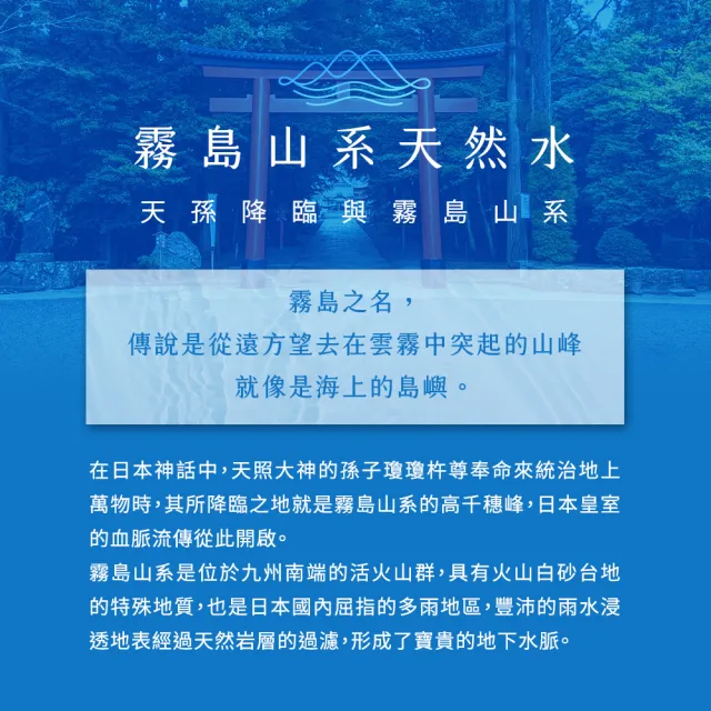 【AMANO】日本進口霧島山系天然水 2000mlx3箱(共18入) 官方直營