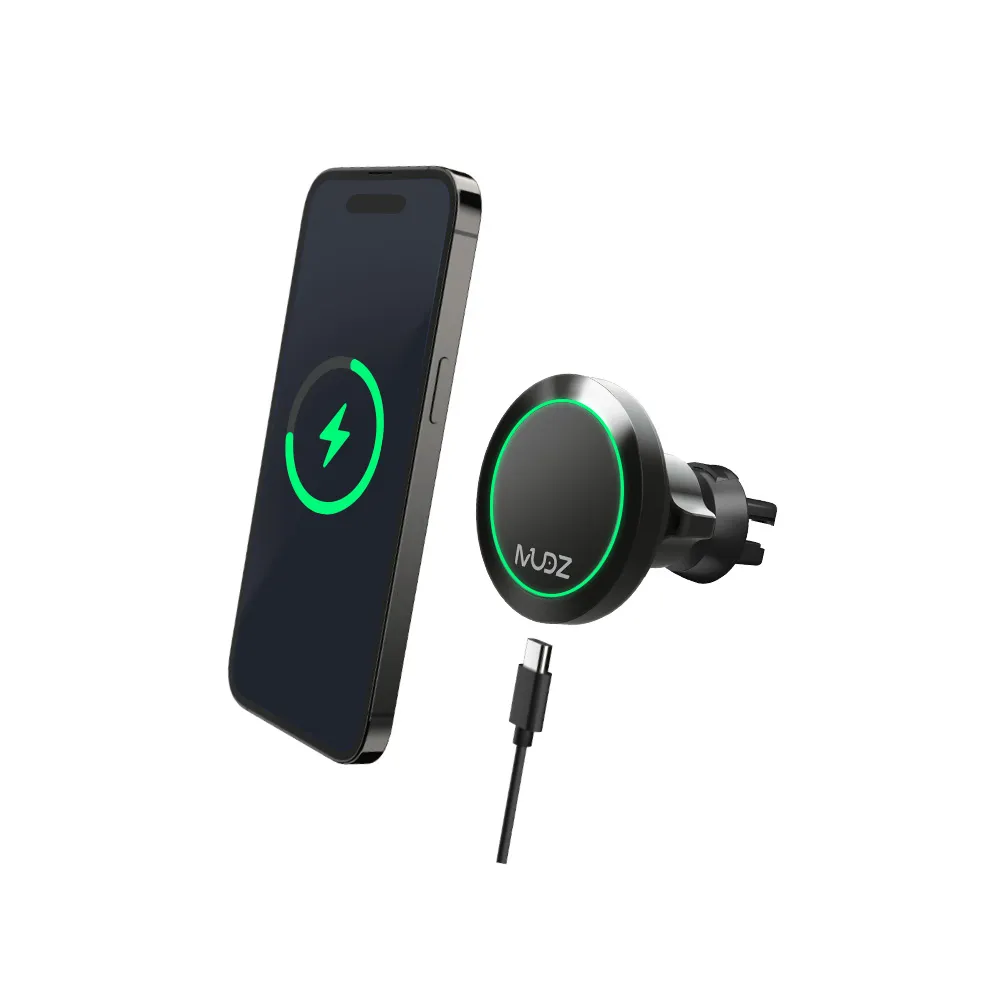MagCharge DriveMate RGB 15W（TN166）磁吸無線充電車用支架(光效隨心 駕馭未來)