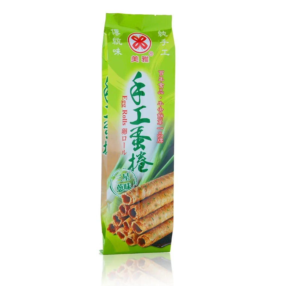 【美雅宜蘭餅】手工蛋捲-蔥(2盒/組)