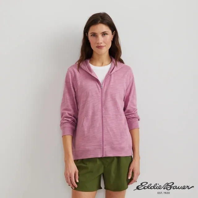 【Eddie Bauer】女性棉質親膚連帽外套 任選 21690143