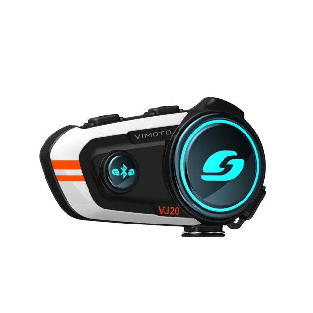 【Vimoto 維邁通】台灣總代理 VJ20 安全帽藍牙耳機(JBL喇叭、2人對講、CVC抗噪、藍牙5.1)
