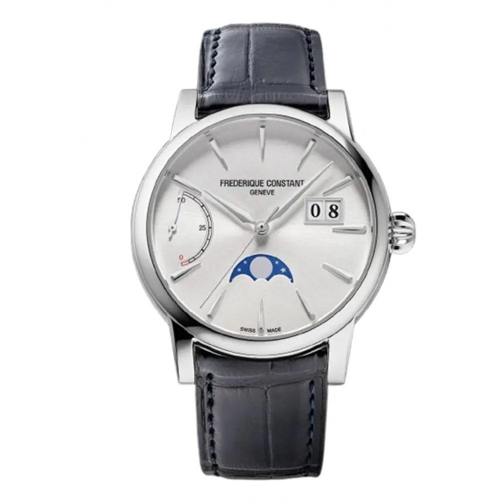【CONSTANT 康斯登】Manufacture系列 自製機芯大日期動力儲存月相顯示/40mm(FC-735S3H6)