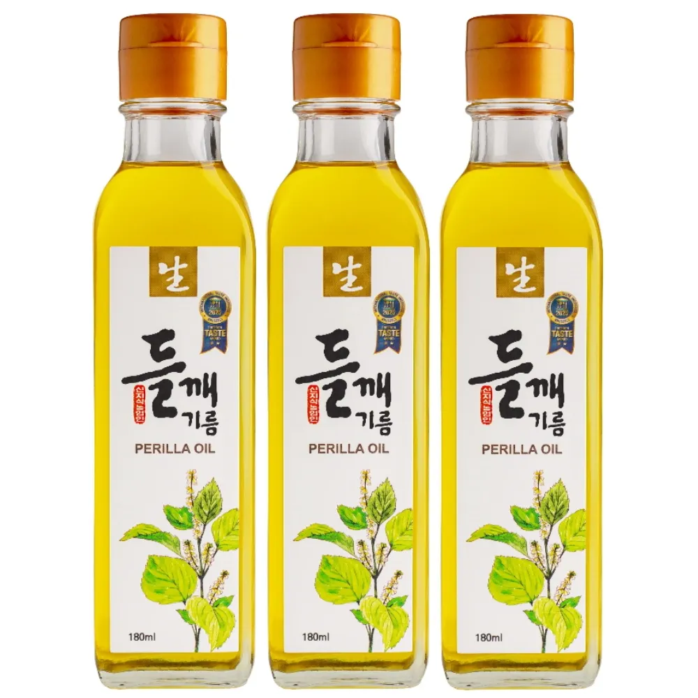 韓國Ondle 正韓純天然初榨冷壓生紫蘇油180mlx3入