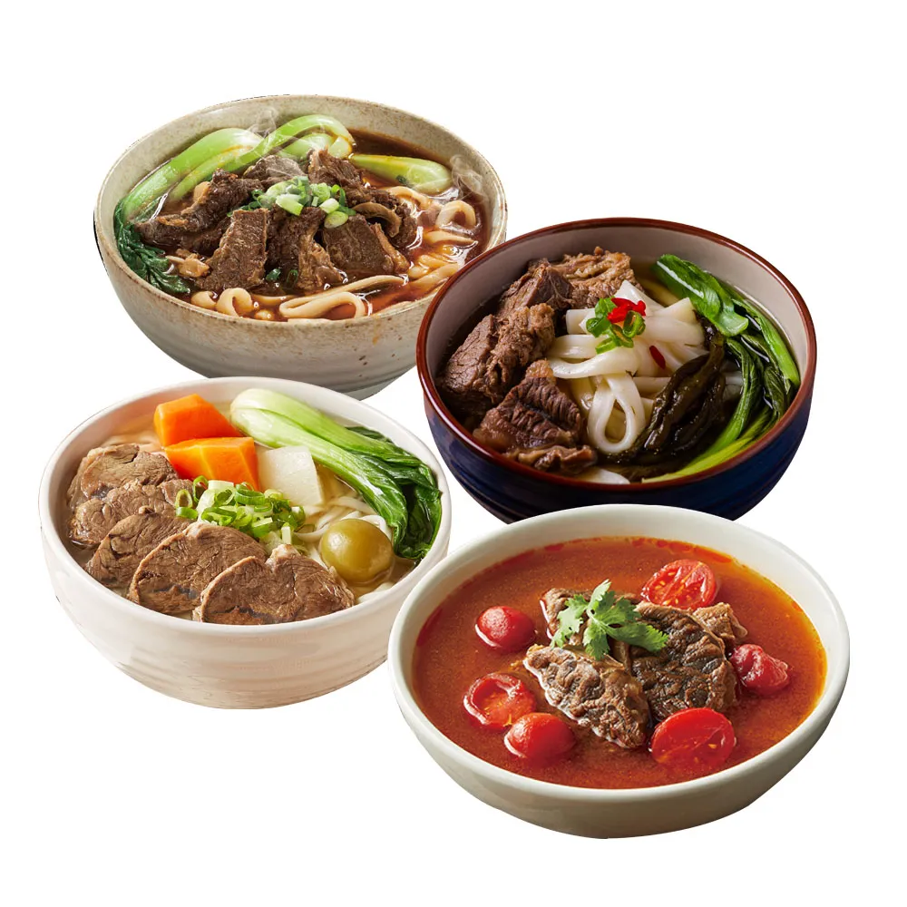 【大成】大成牛肉湯8包組（紅燒/番茄/青梅/清燉）︱500g/包(冠軍牛肉湯 湯品 牛肉湯 無附麵)