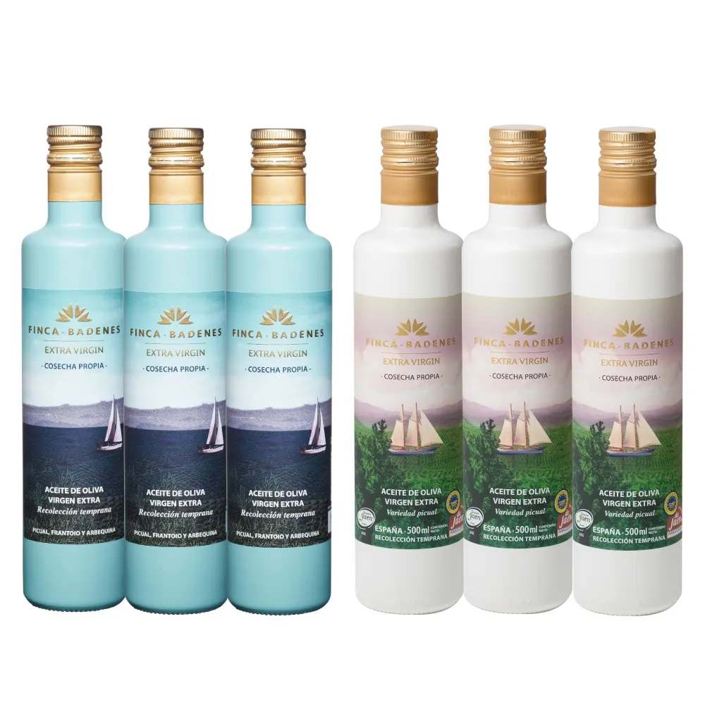 【巴狄尼絲莊園】頂級初榨橄欖油500mlx3入+Picual 單一品種特級初榨橄欖油3入 (500mlx共6入/組) 中元拜拜