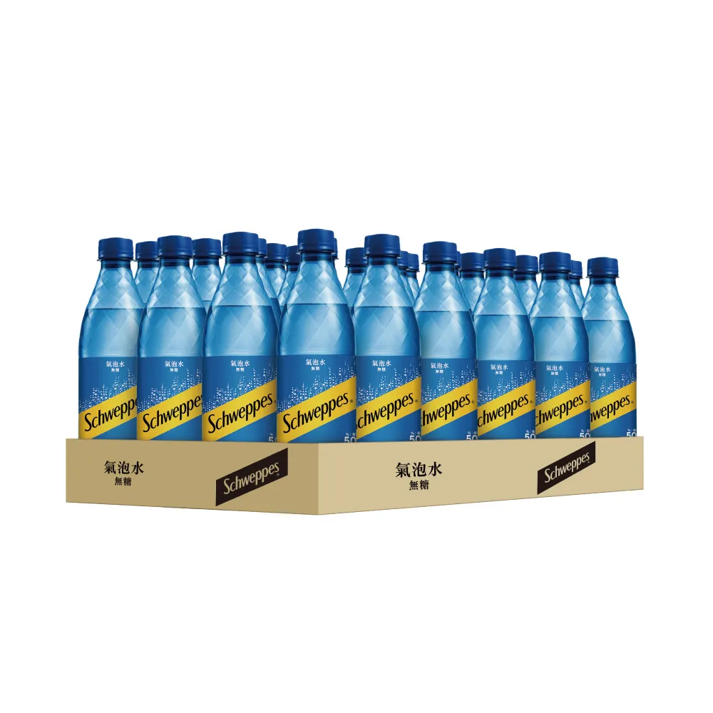 【Schweppes 舒味思】原味氣泡水500mlx24入/箱(官方直營)