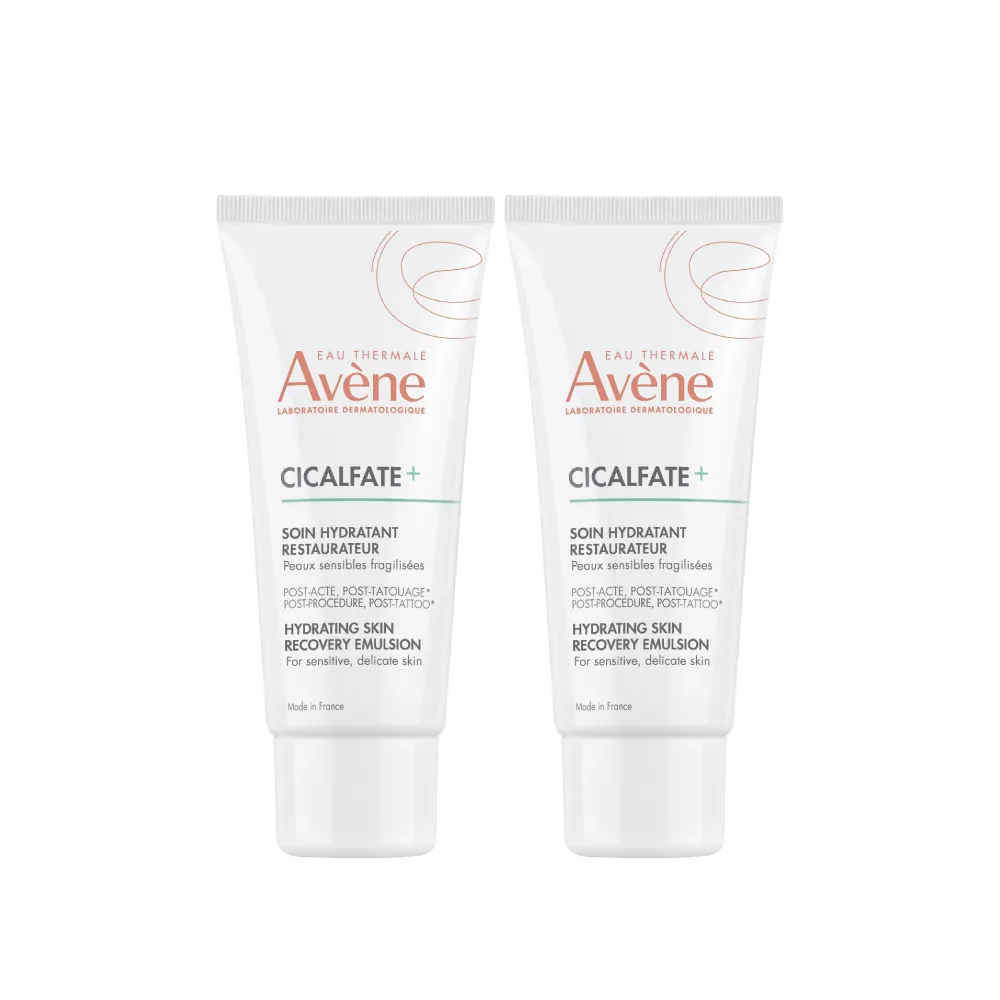 【Avene 雅漾官方直營】Cica極效修復乳液40ml_2入組(特殊美容後推薦)