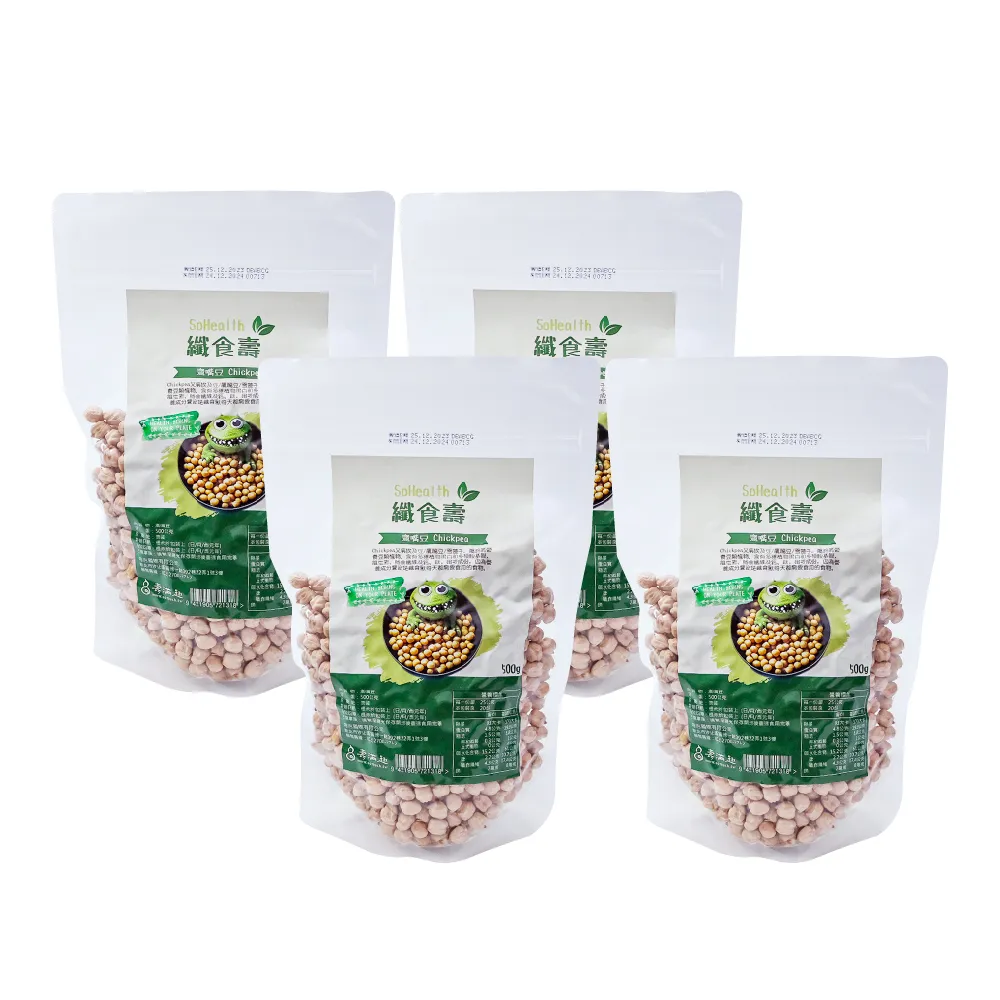 【壽滿趣】纖食壽埃及豆/雪蓮子/鷹嘴豆(500gx4)