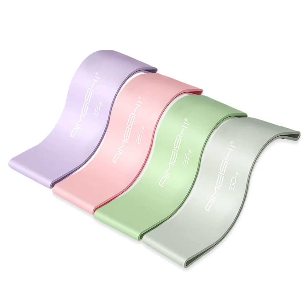 【ENDER SPORT】彈力帶 阻力帶 翹臀圈 瑜珈帶 彈力圈 阻力圈 綜合4入組