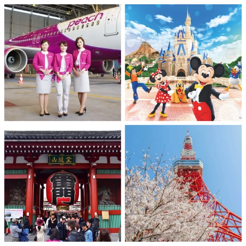 樂桃東京五日純機票｜09-10月早去晚回贈網卡+行李託運20公斤-單人券