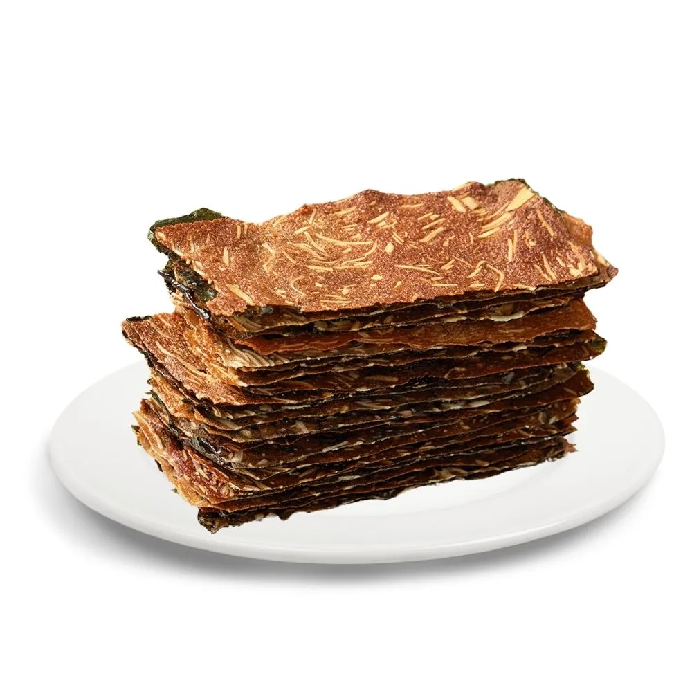 【魚饌食】海苔脆脆鮪魚肉紙60g/盒(非豬肉製 可出國送禮 少油 含omega-3 涮嘴超脆 肉紙 肉乾 端午禮盒)