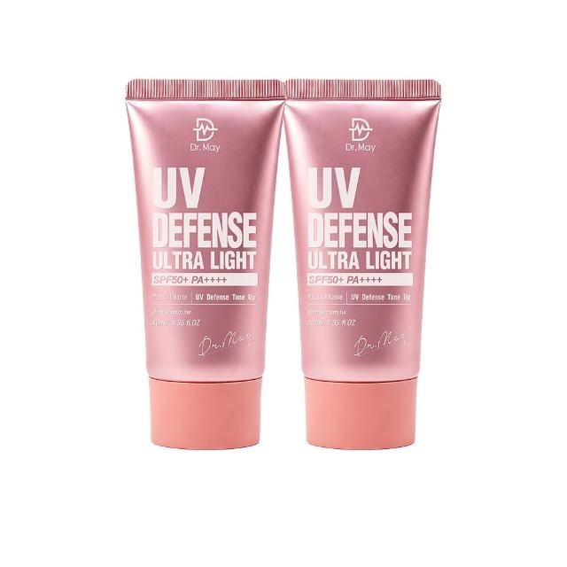 【Dr. May 美博士】專業潤色清爽防曬乳 SPF50+PA++++40ml 二入組 買一送一