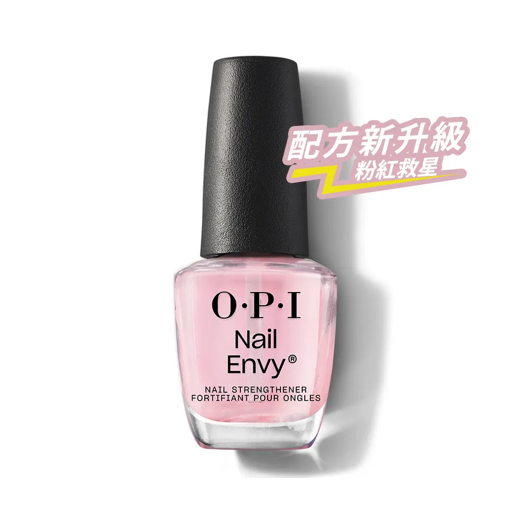【O.P.I】粉透清透增強指甲護甲油15mL-NT223(乾燥紋路甲專用/純素/硬甲/底油/NAIL ENVY系列/官方直營)