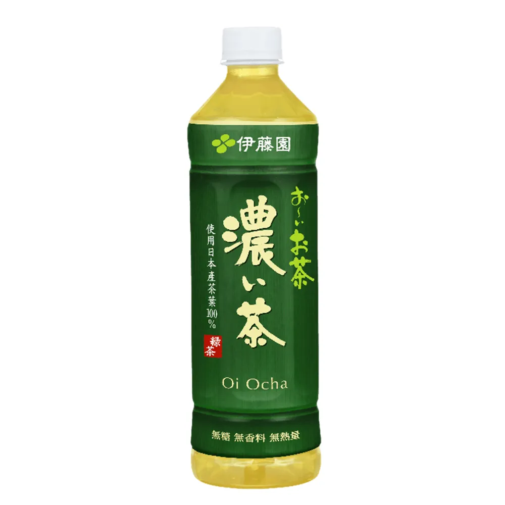 【伊藤園】Oi Ocha 濃味綠茶530mlx24入/箱（新舊包裝隨機出貨）