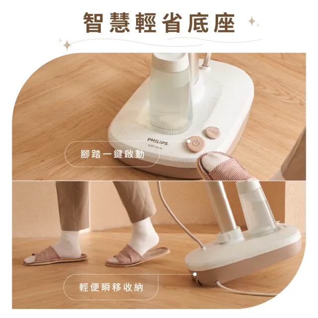 【Philips 飛利浦】多合一直立式掛燙系統 AIS6010/10(新熨星)