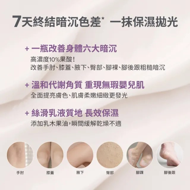 【PAULA’S CHOICE 寶拉珍選】10％果酸身體乳210ml 3入組(囤貨超值組)
