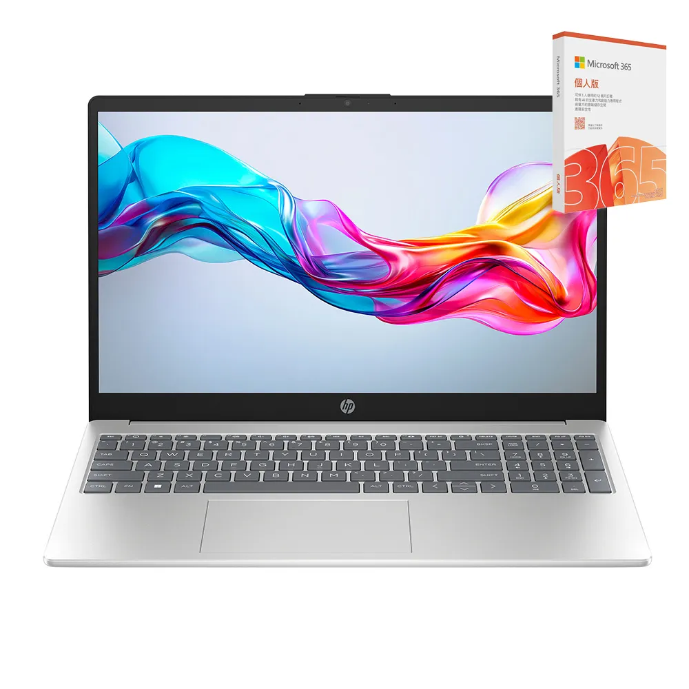 【HP 惠普】M365★15.6吋Core 3-100U輕薄效能筆電(超品15-fd0135TU/16G/512G SSD/Win11)
