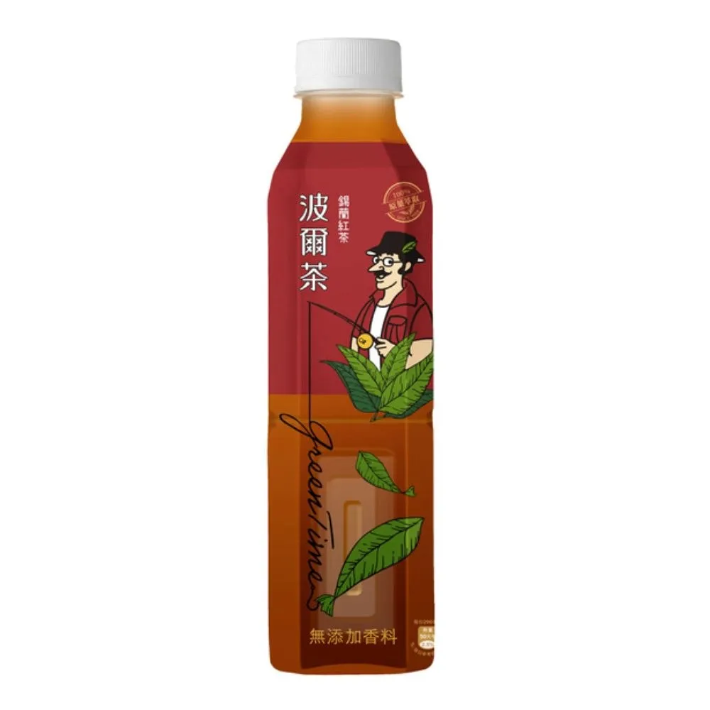 【金車/伯朗】波爾茶錫蘭紅茶580mlx24入/箱(有糖 )
