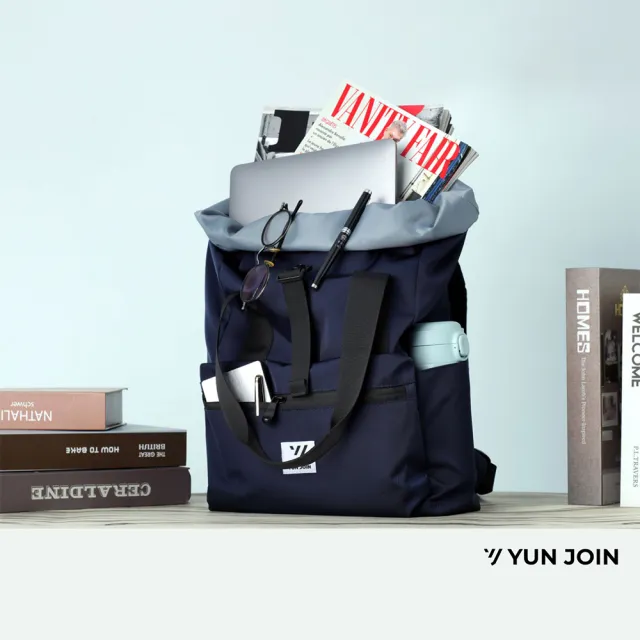 【YUN JOIN】雙11 Twill 時尚多功能輕量後背包(防水包 防潑水 輕量 後背包 書包)