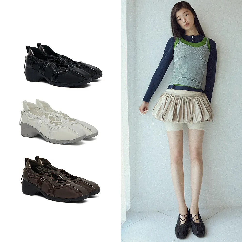 【Rockfish Weatherwear】BLISS HEEL STRING SNEAKERS 抽繩高跟運動鞋 多色 女鞋