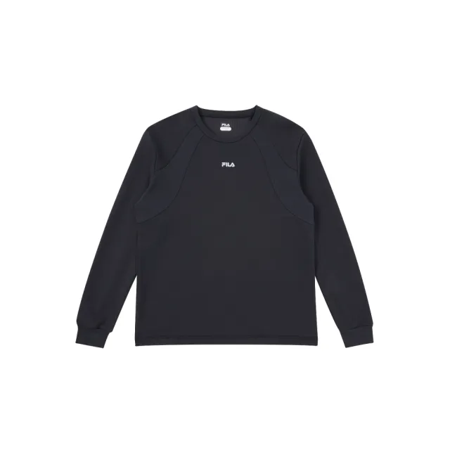 【FILA】男長袖圓領T恤-深灰色 1TEA-5306-DG