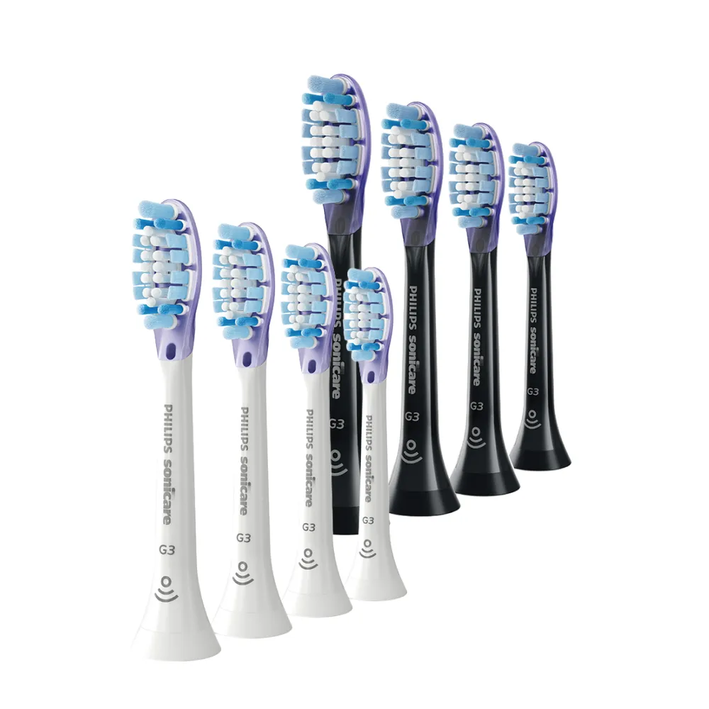 【Philips 飛利浦】HX9054 Sonicare G3智能超效護齦標準刷頭4入組 (兩色任選/7倍牙齦保護/官方直營)