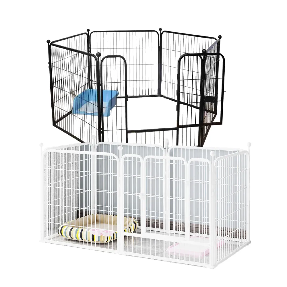 【KIDS PARK】高100*90公分寵物圍欄/XL號(獨特加大防護柵欄/狗窩狗圍欄/寵物門欄/貓狗圍欄)