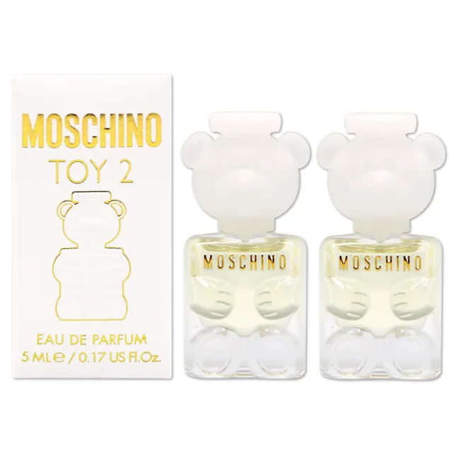 【MOSCHINO】莫斯奇諾 熊芯未泯2女性淡香精 5ml 小香 X2入組 (專櫃公司貨)