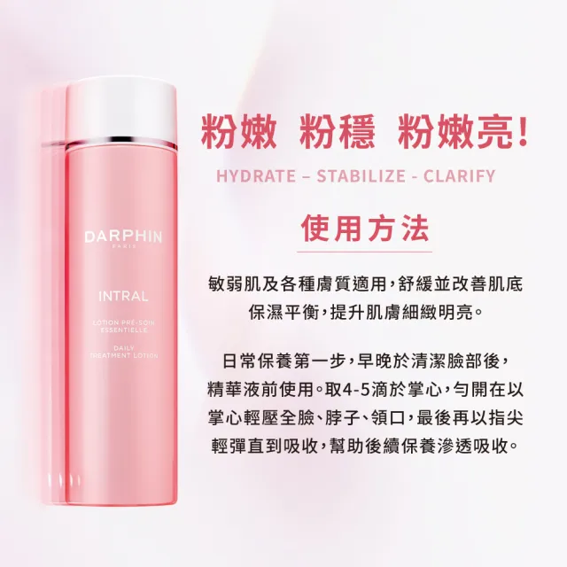 【DARPHIN 朵法】全效舒緩保濕急救雙星組(全效舒緩保濕平衡露150ml+全效舒緩修護安瓶30ml/化妝水/安瓶精華)