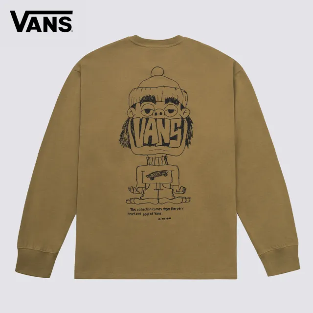 【VANS】官方旗艦 AP Sould FGX 卡其棕色長袖T恤