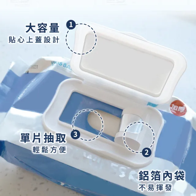 【US BABY 優生】超厚型抗菌酒精濕巾80抽(24包)