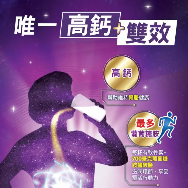 【KLIM 克寧】銀養高鈣雙效配方奶粉 1.5kg/罐(葡萄糖胺/omega3/免運/水沖即享)