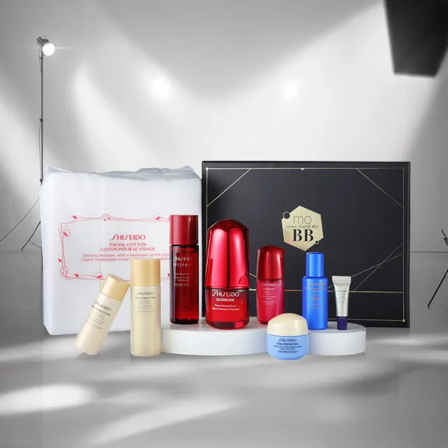 【Beauty Box】momo美妝盒(資生堂國際櫃/小紅瓶/奇蹟露/拉提霜/修護/精華/禮盒/情人節禮物)