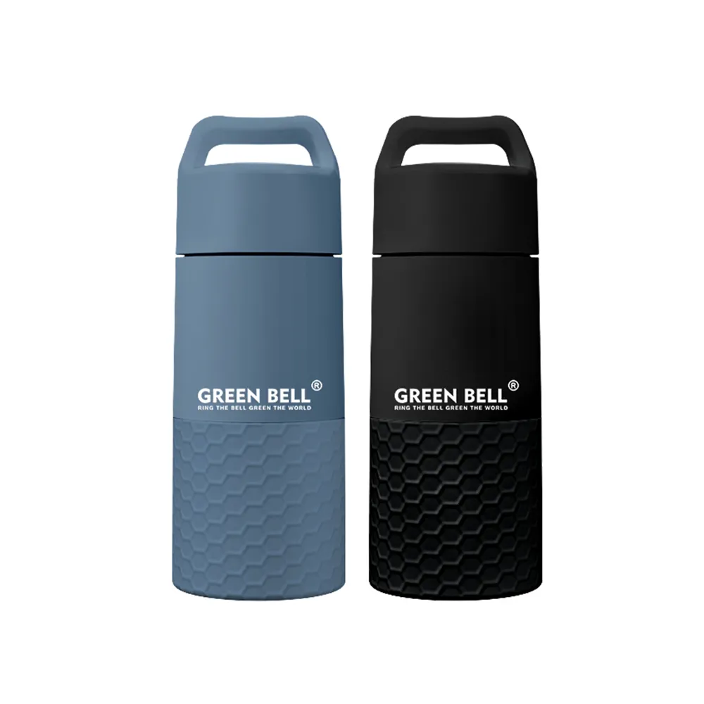 【GREEN BELL 綠貝】316不鏽鋼輕瓷保溫杯550ml2入組(陶瓷內膽 好洗不留異味 輕巧 保溫 保冷 保冰 SGS)