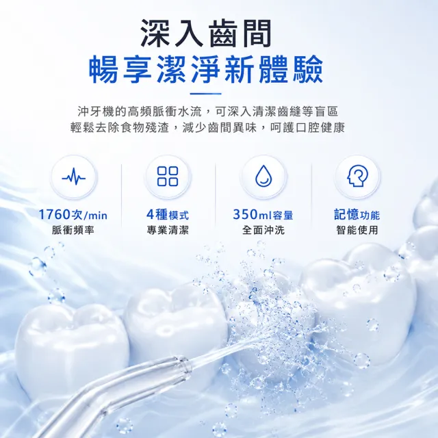 【SAMPO 聲寶】攜帶型電動沖牙機/洗牙器/沖牙器(WB-Z2506NL)