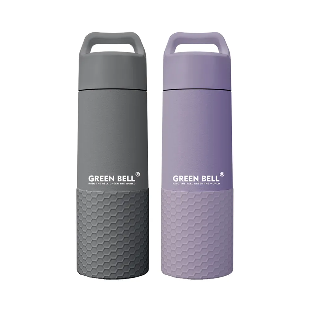 【GREEN BELL 綠貝】不鏽鋼輕瓷保溫杯850ml2入組(陶瓷內膽 好洗不留異味 輕巧 保溫 保冷 保冰 SGS)
