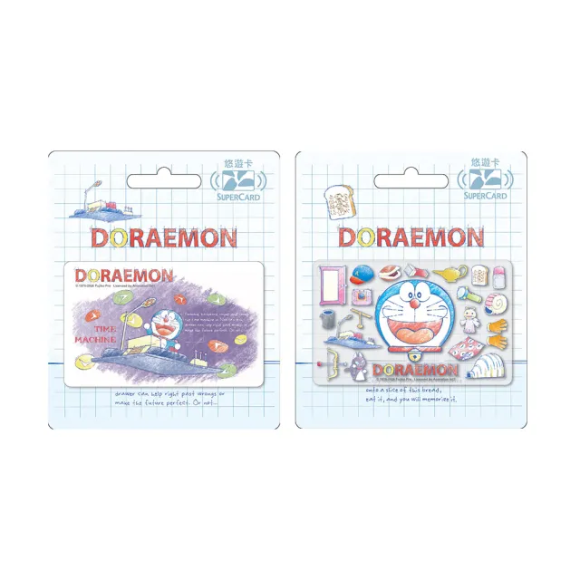 【Easycard 悠遊卡】代銷 哆啦A夢插畫風SuperCard悠遊卡