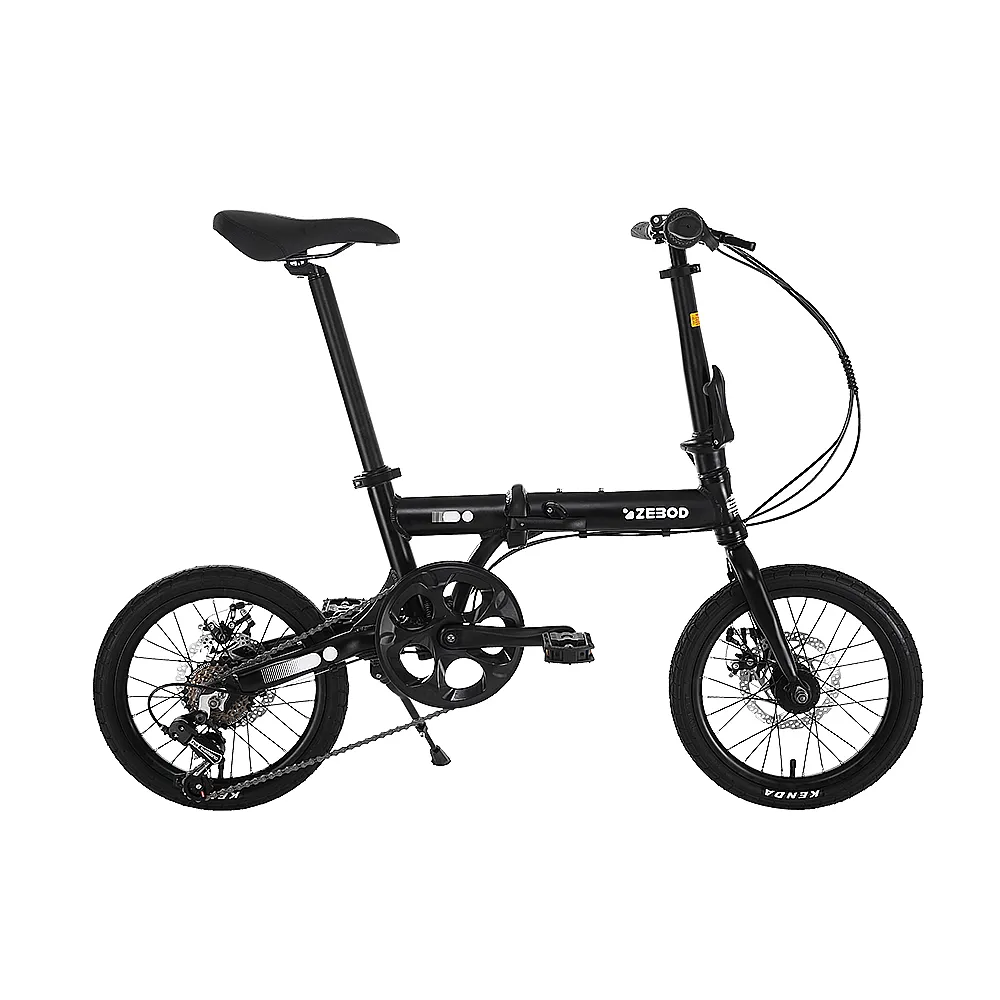 【ZEBOD 澤邦】Terra 6S輕量化鋁合金 16吋折疊腳踏車(Shimano 外6速/前後雙碟)