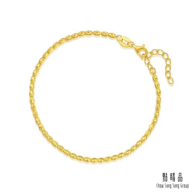 【點睛品】網路獨家款 閃亮小米粒 黃金手鍊_計價黃金